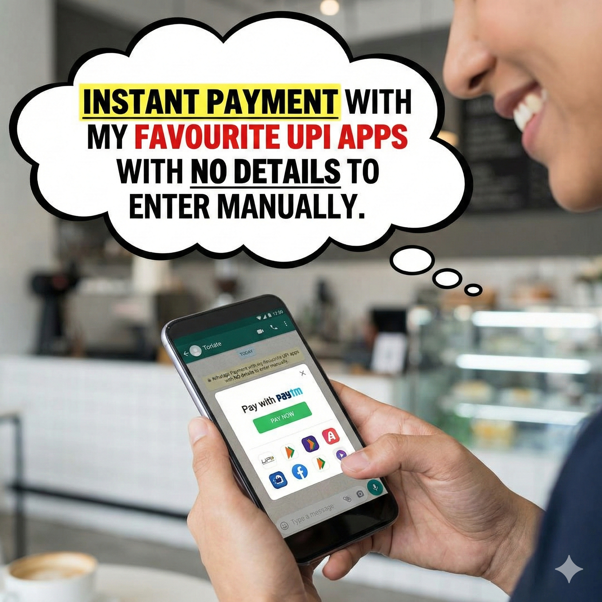 Accept Payments Instantly (No Extra Steps)